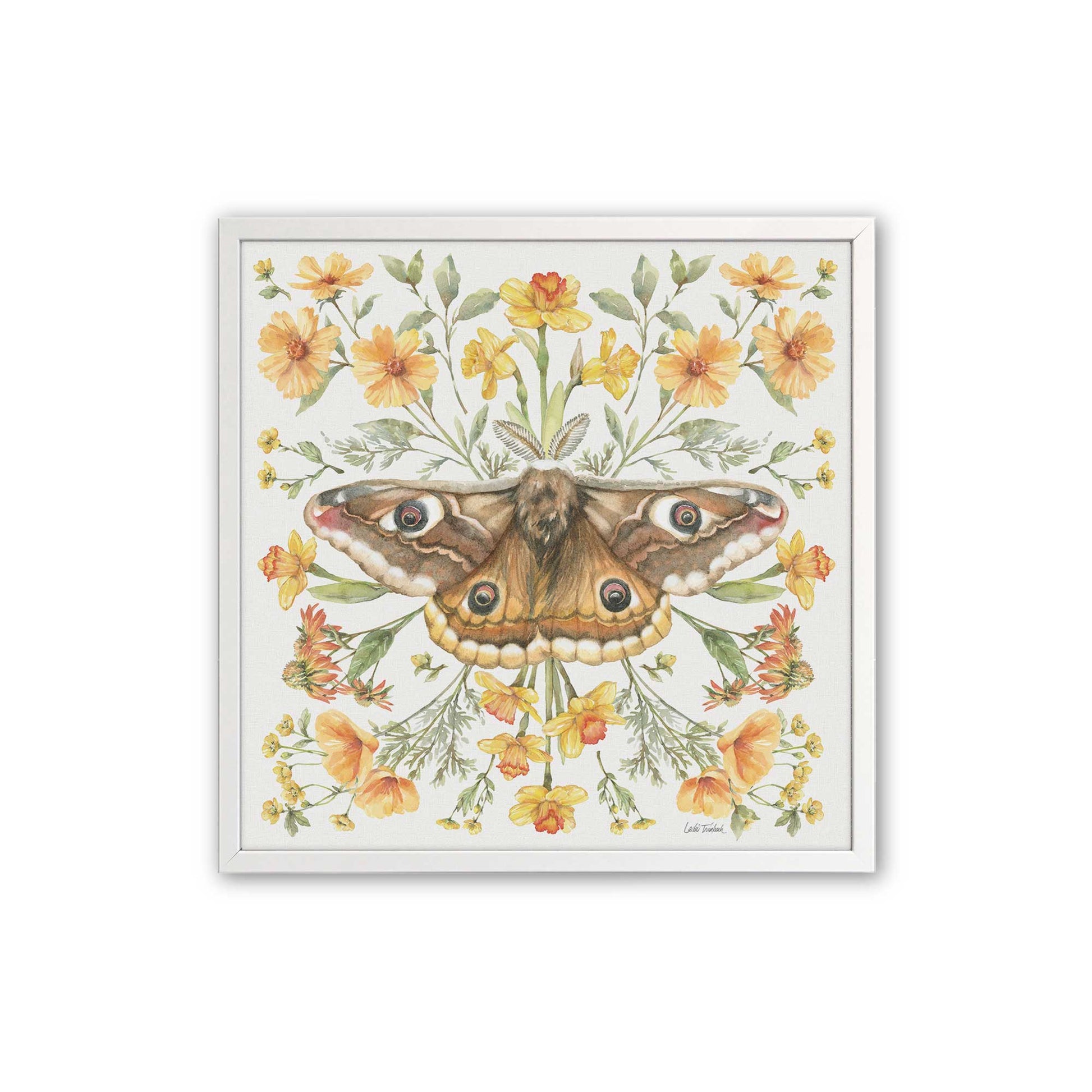 [Color:Opaque White], Picture of art in a Opaque White frame