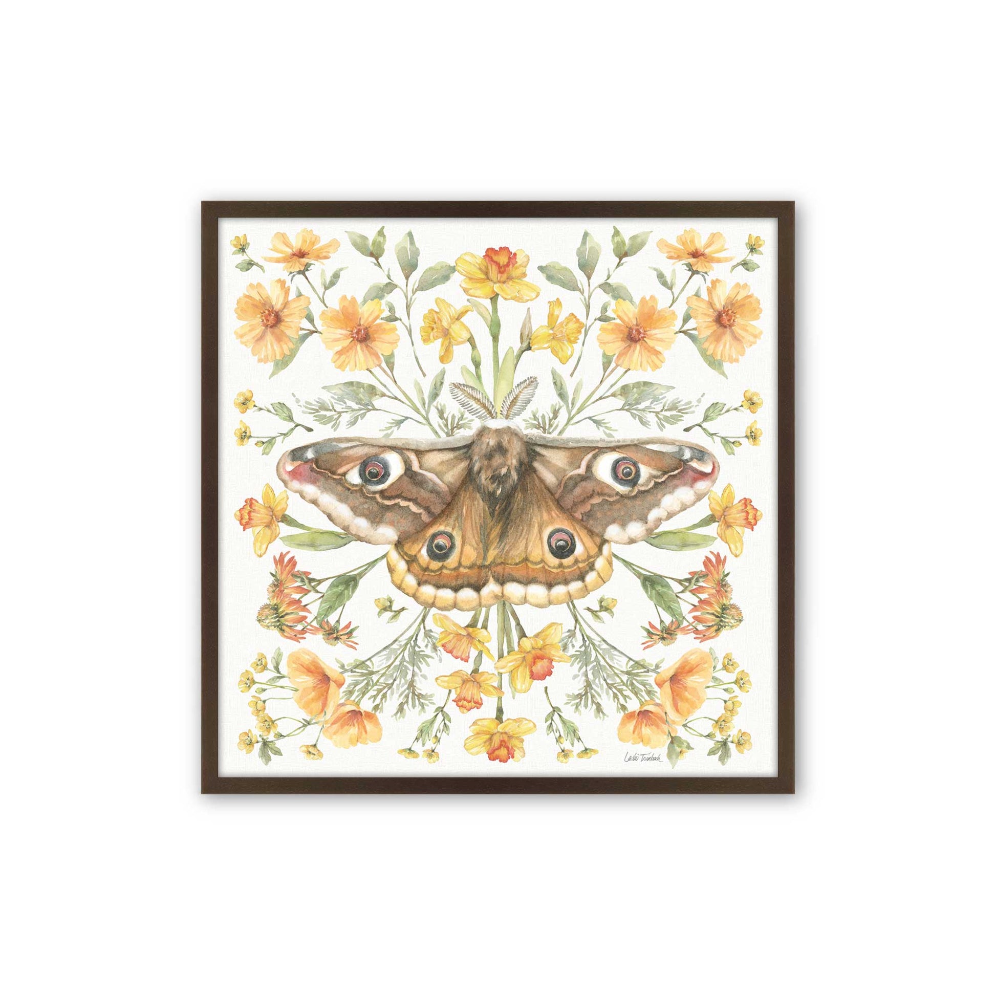 [Color:Espresso], Picture of art in a Espresso frame