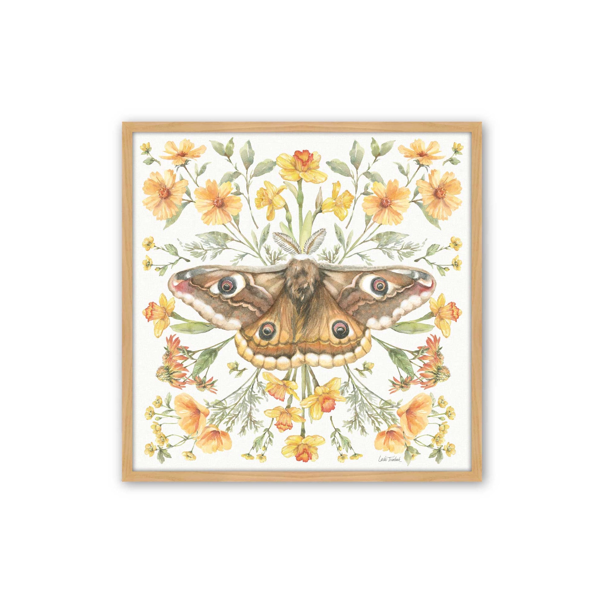 [Color:American Maple], Picture of art in a American Maple frame