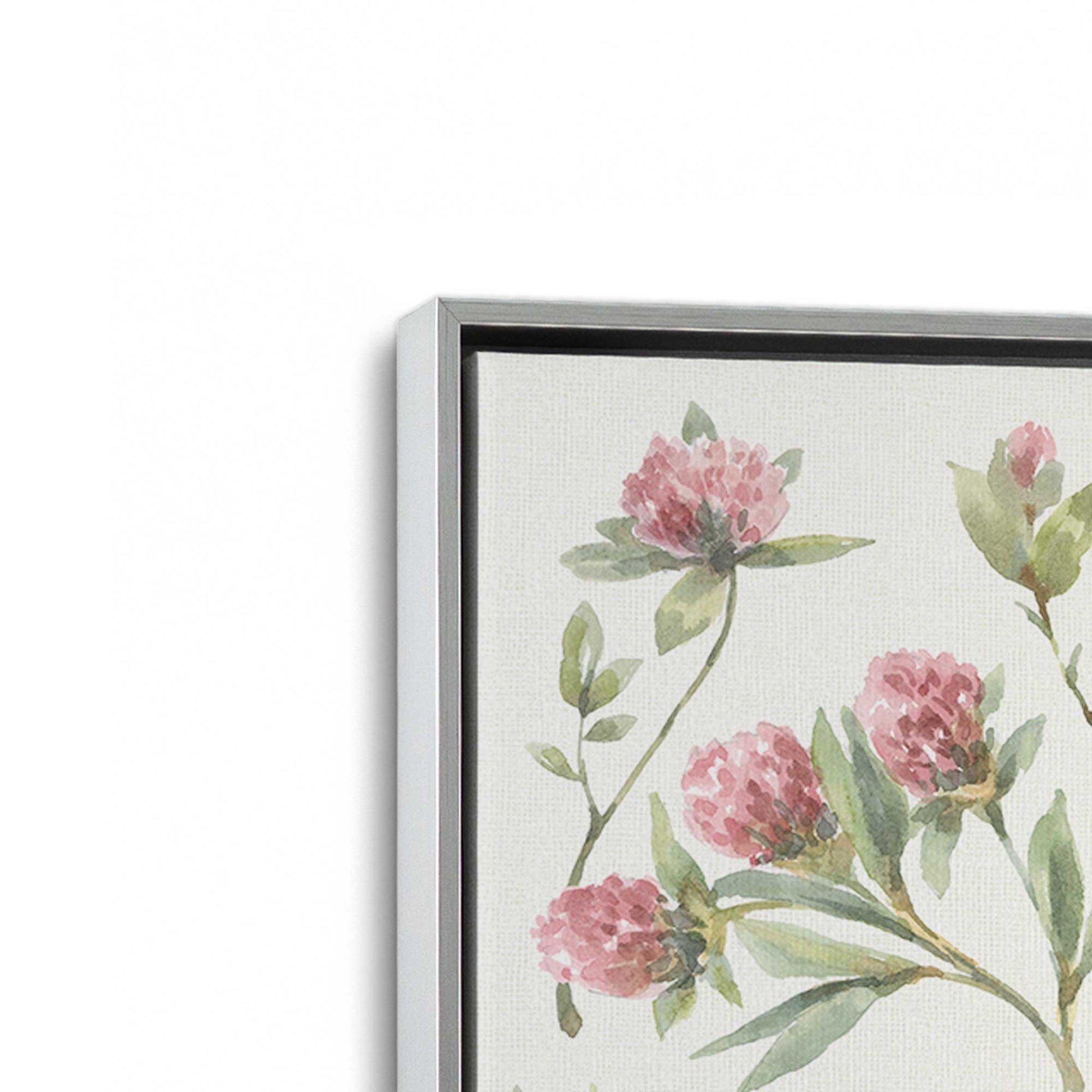 [Color:Polished Chrome], Picture of art in a Polished Chrome frame at an angle