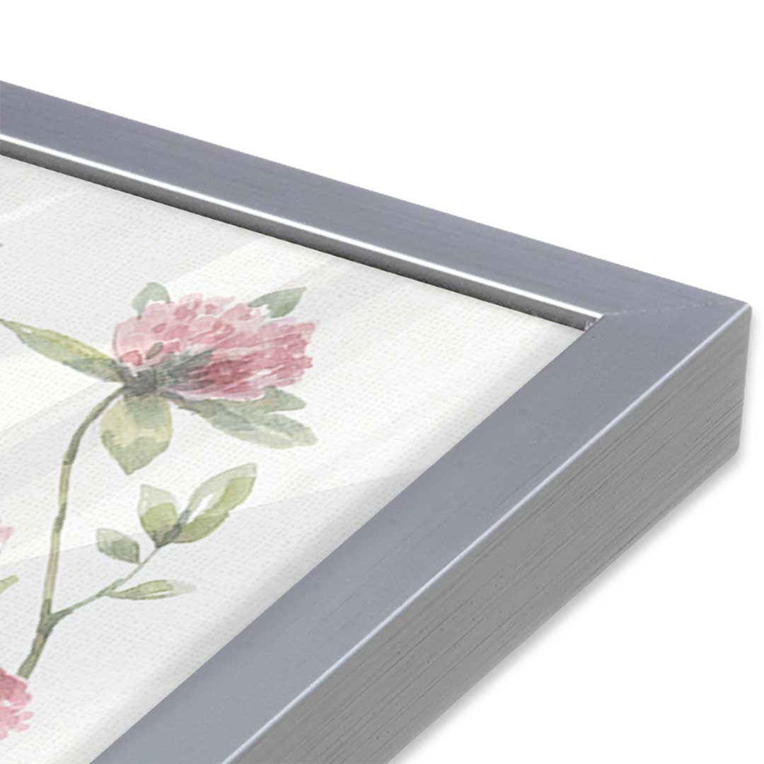 [Color:Polished Chrome], Picture of art in a Polished Chrome frame at an angle