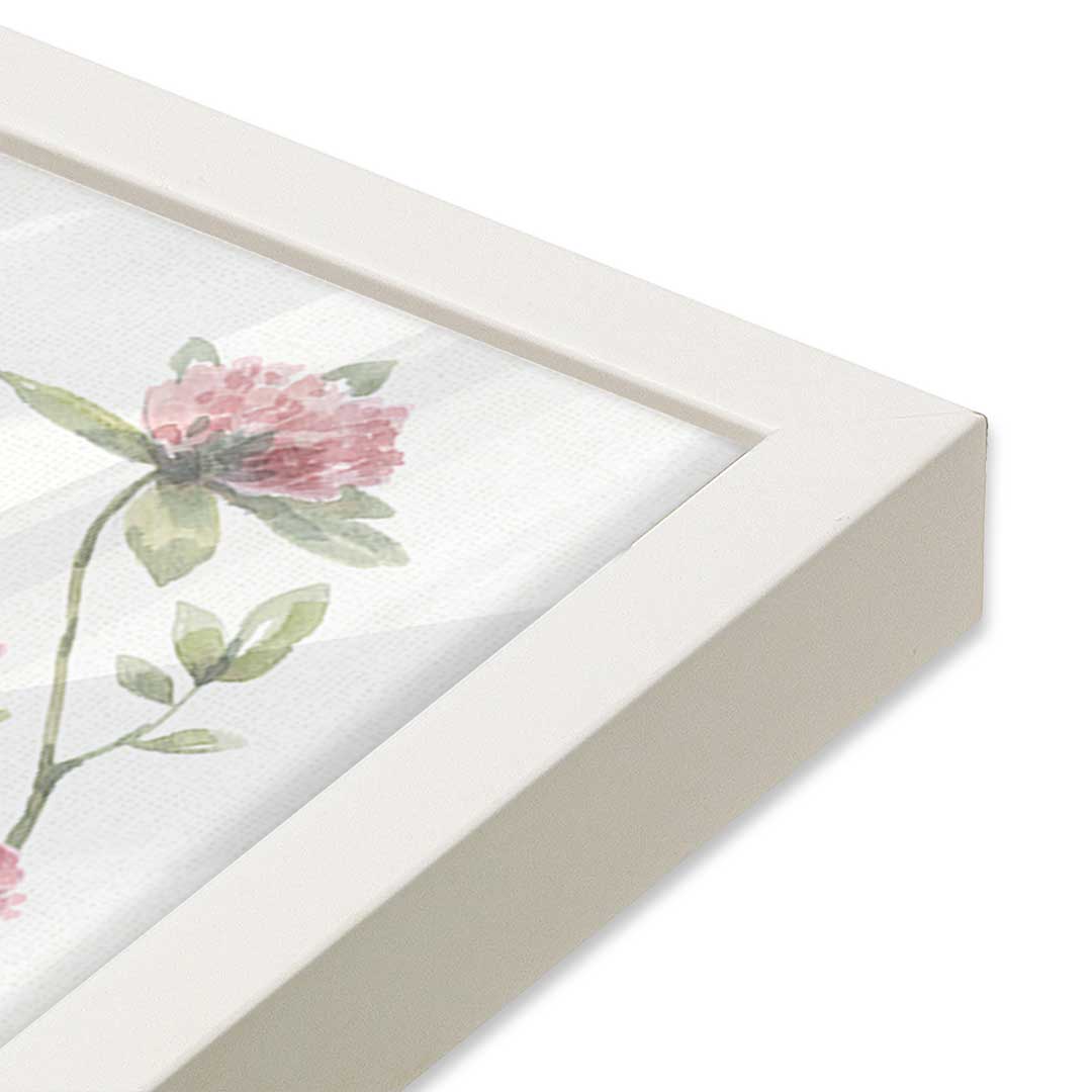 [Color:Opaque White], Picture of art in a Opaque White frame at an angle
