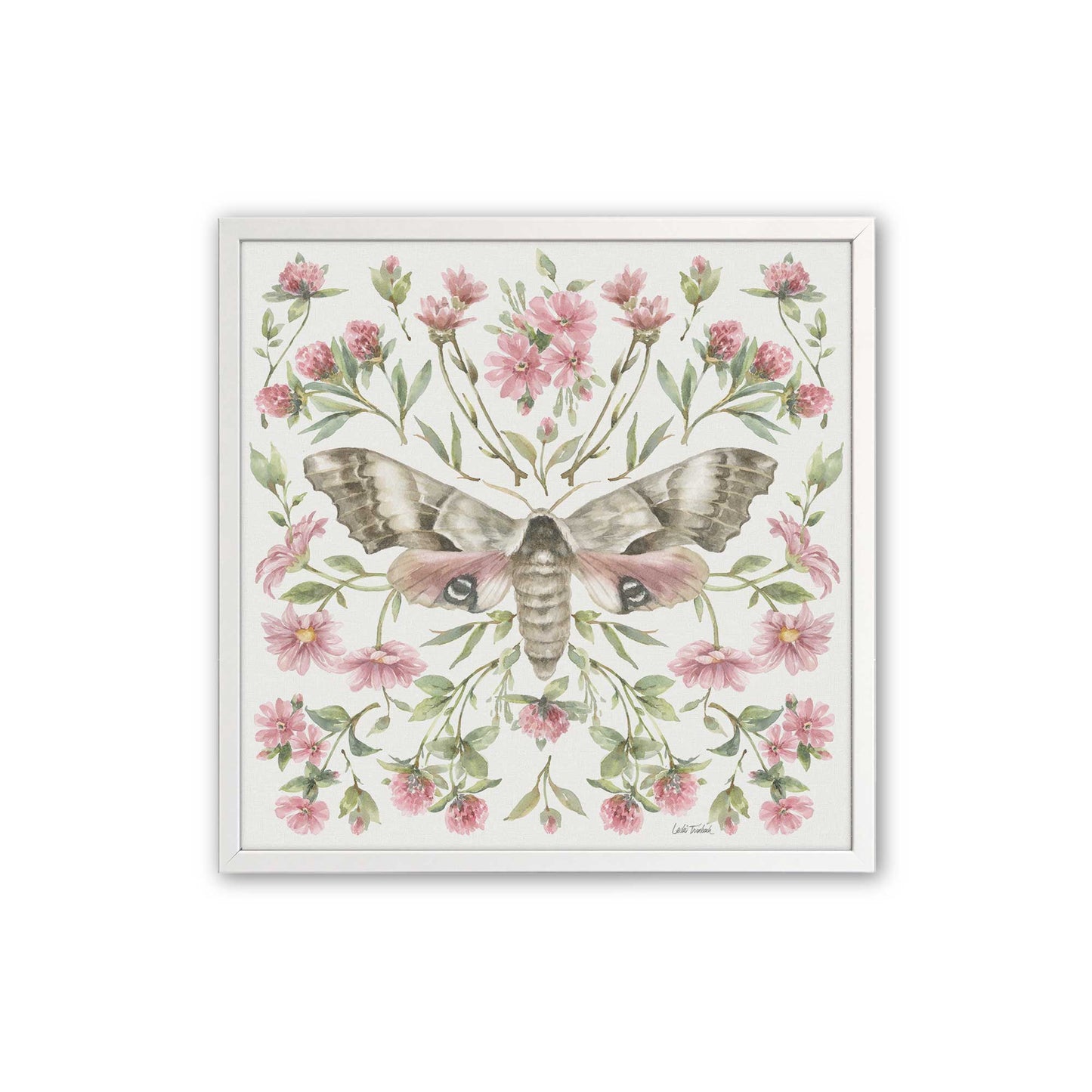 [Color:Opaque White], Picture of art in an Opaque White frame