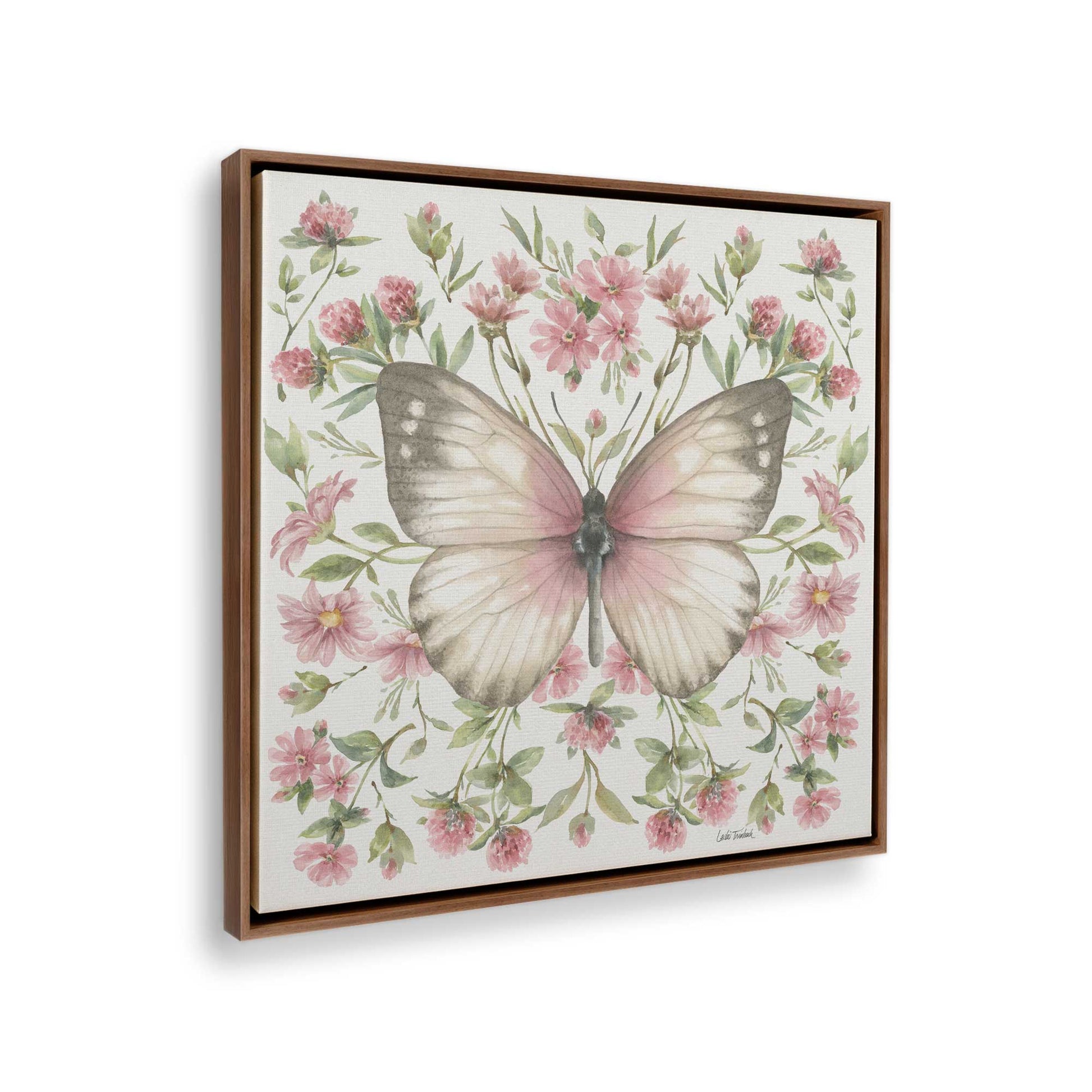 [Color:Walnut], Picture of the corner of the art