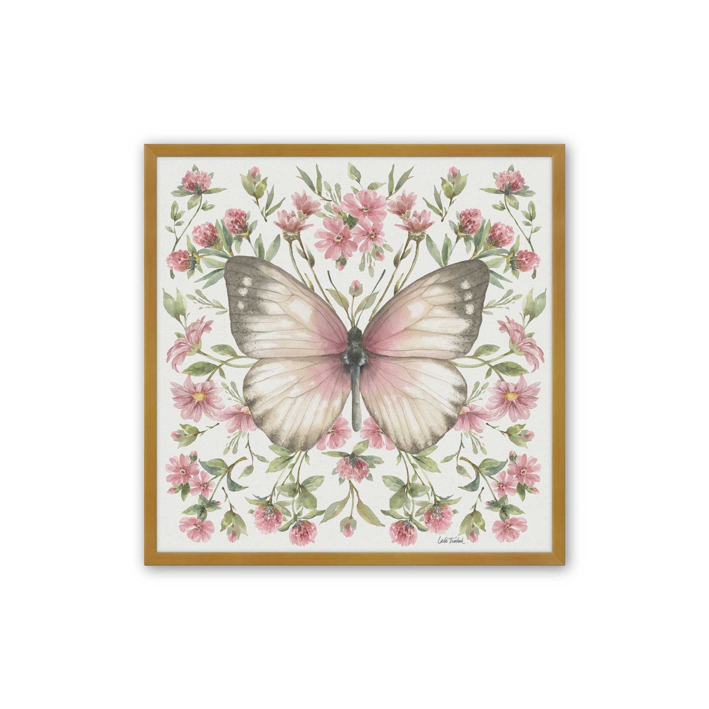 [Color:Polished Gold], Picture of art in a Polished Gold frame