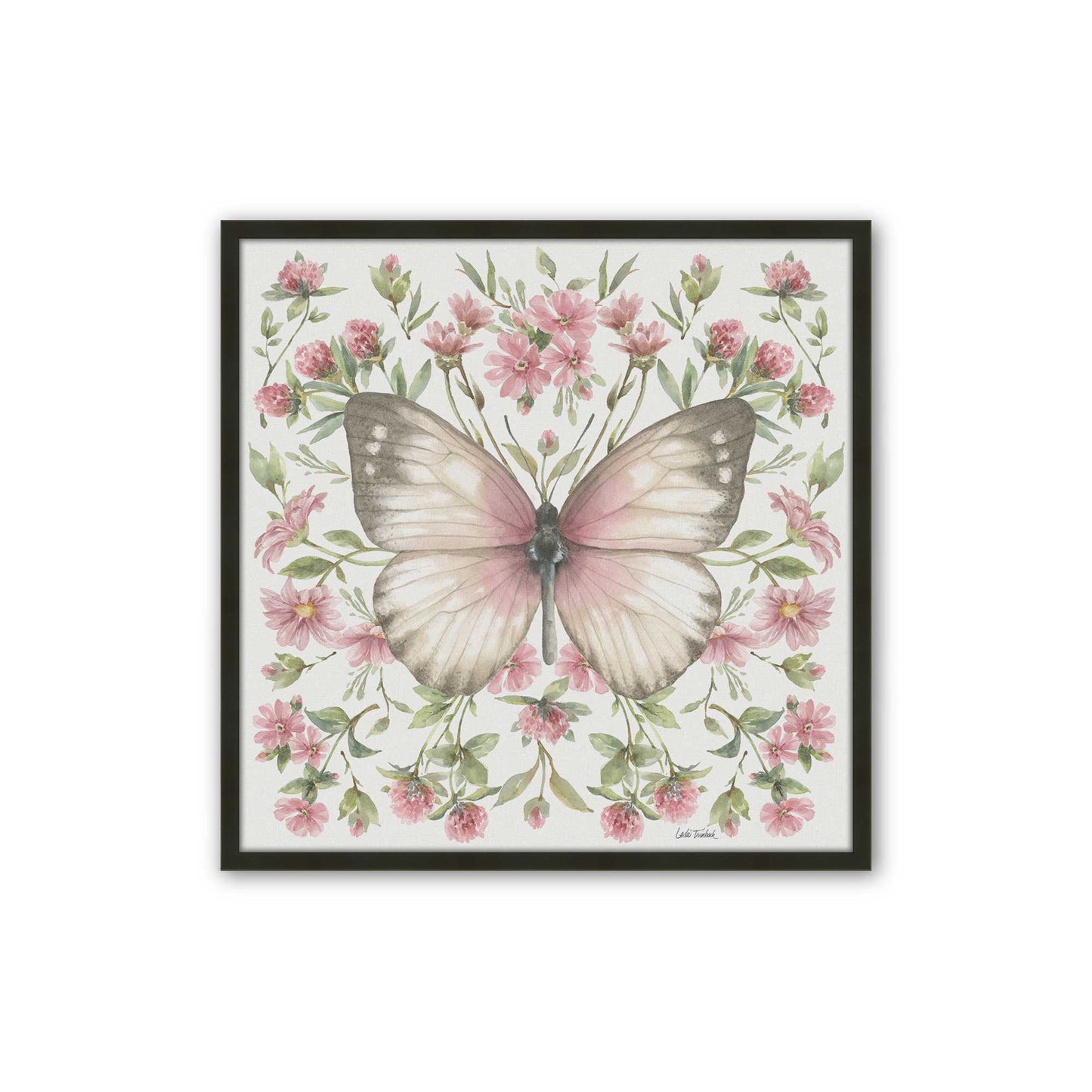 [Color:Satin Black], Picture of art in a Satin Black frame