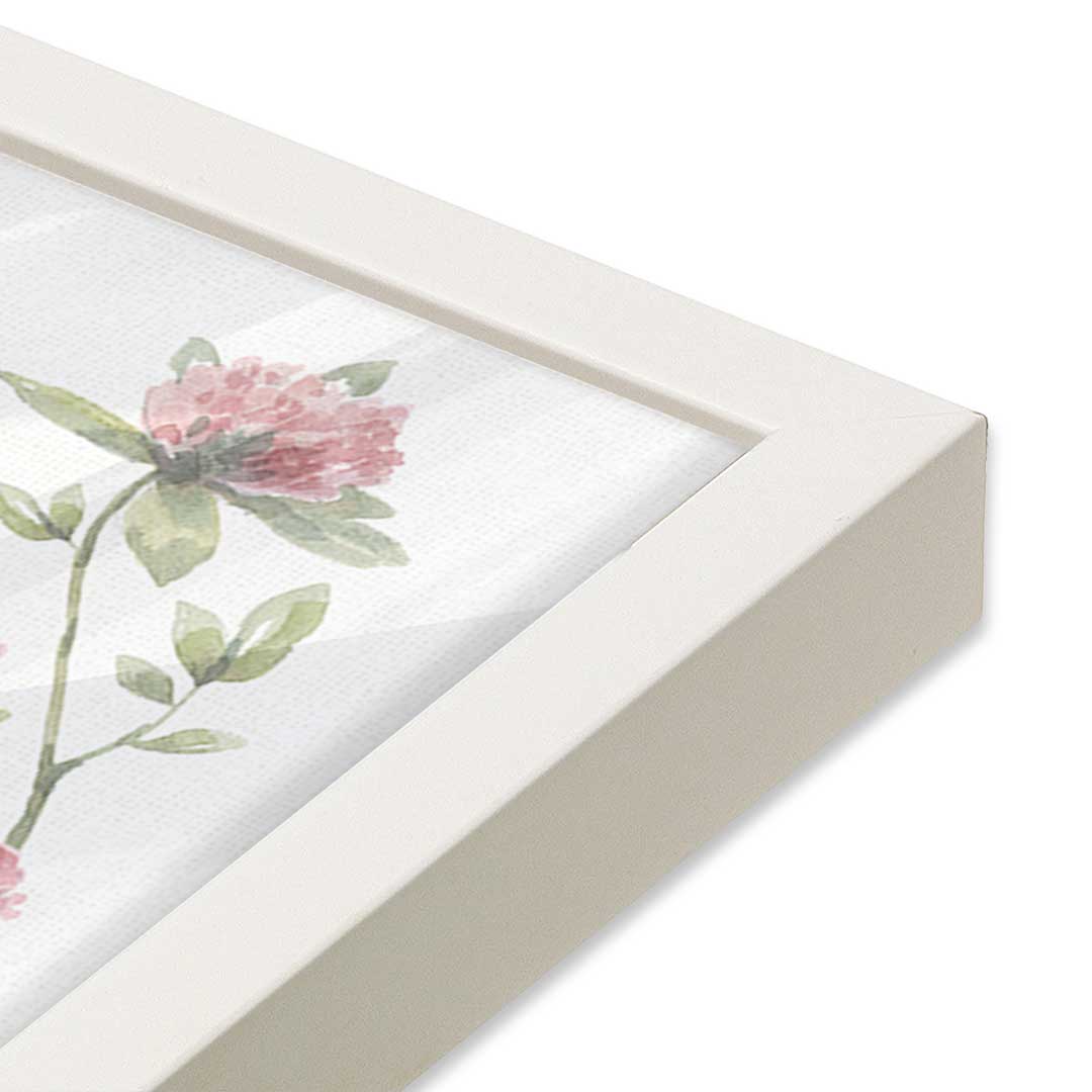 [Color:Opaque White], Picture of art in a Opaque White frame at an angle