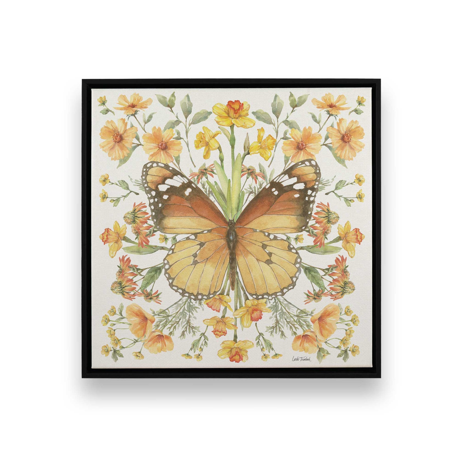 [Color:Satin Black], Picture of art in a Satin Black frame