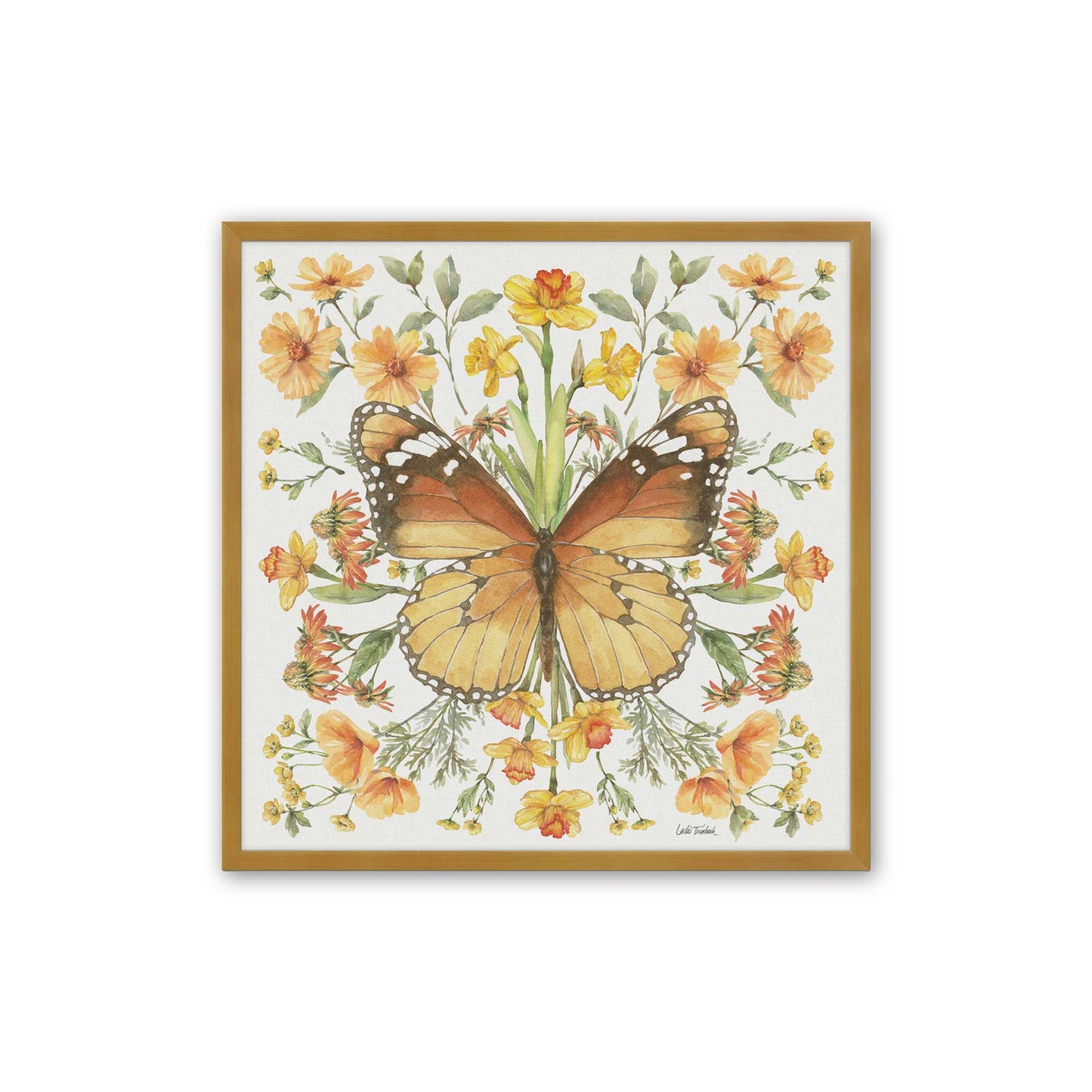 [Color:Polished Gold], Picture of art in a Polished Gold frame