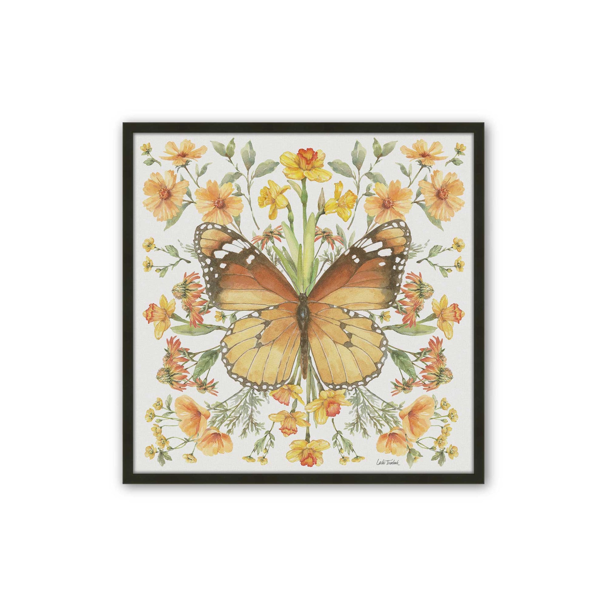 [Color:Satin Black], Picture of art in a Satin Black frame