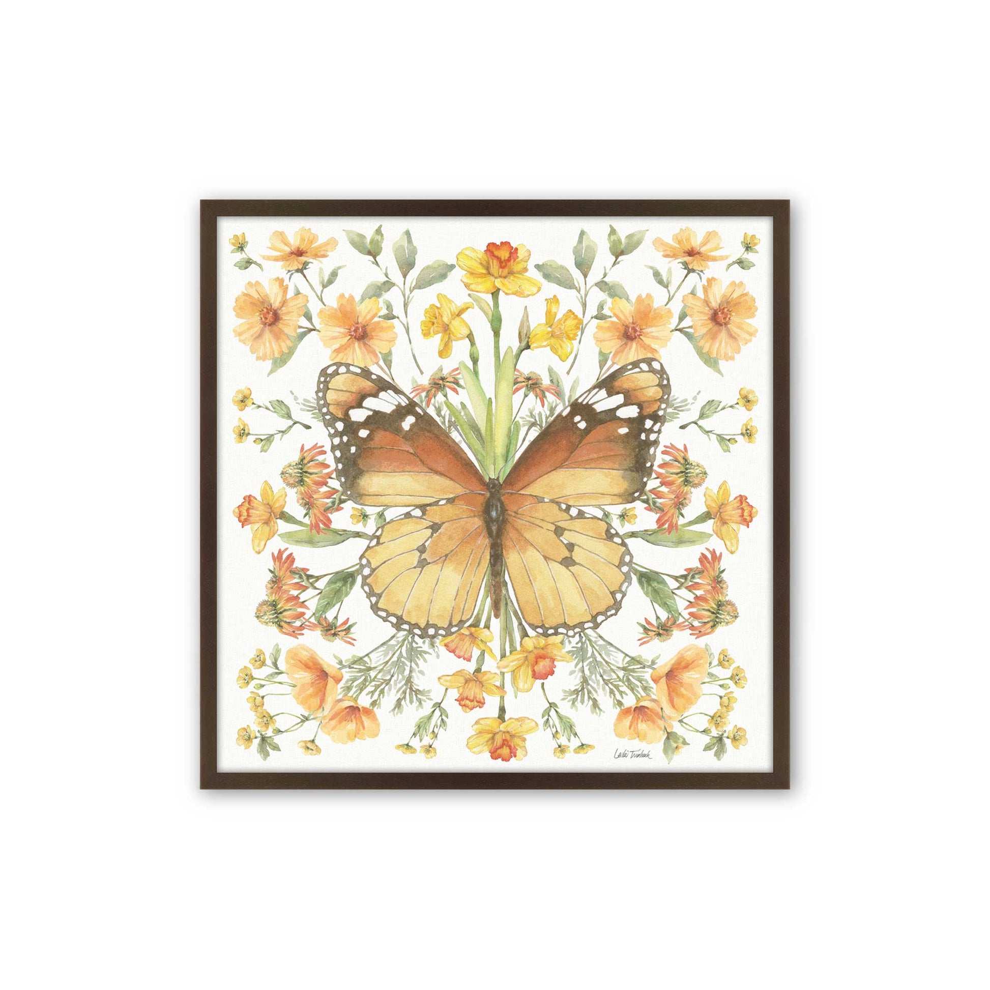 [Color:Belvinder Brown], Picture of art in a Belvinder Brown frame