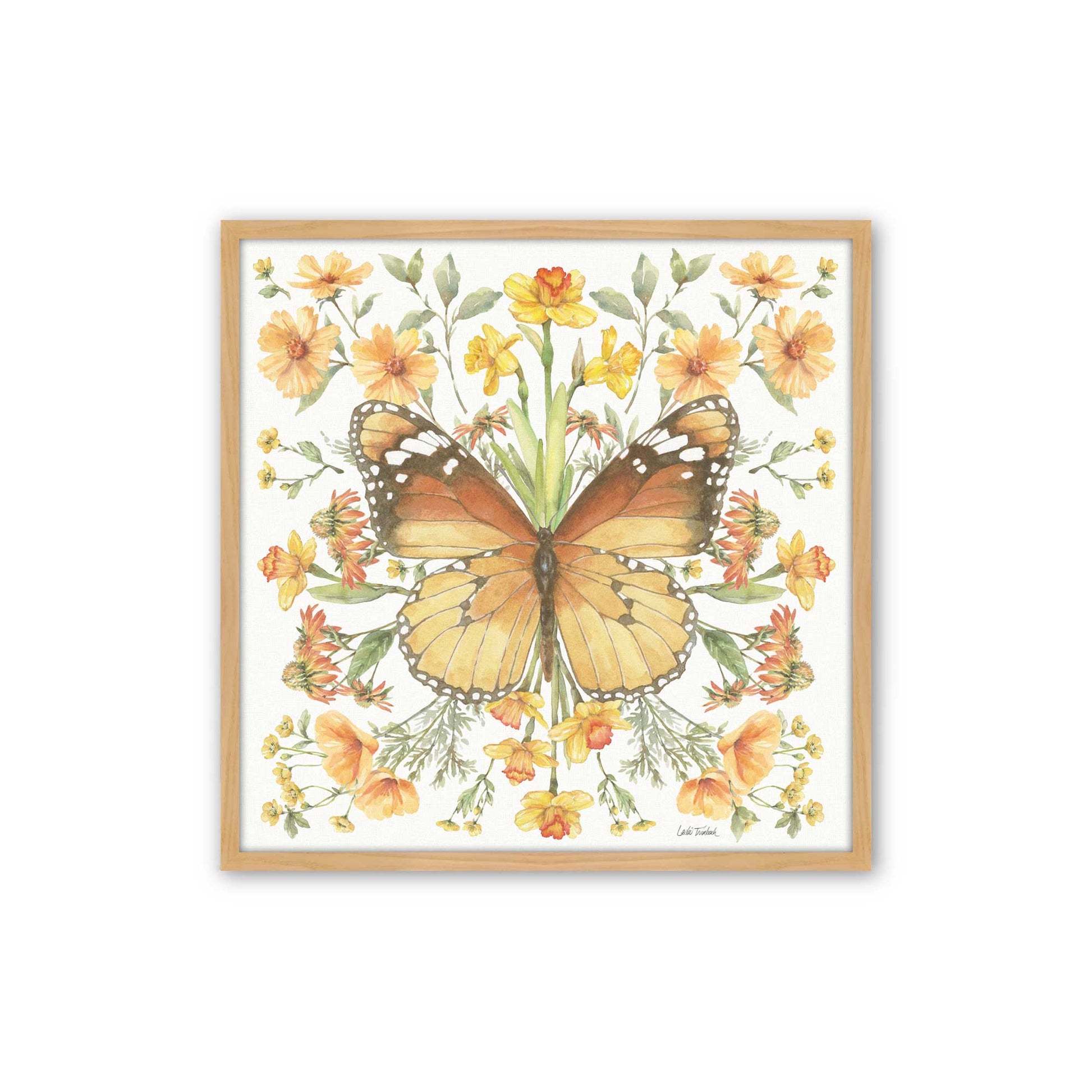 [Color:American Maple], Picture of art in a American Maple frame