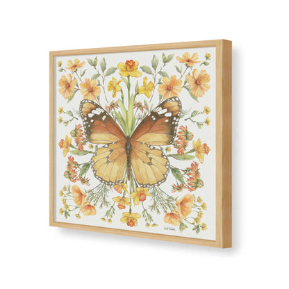 [Color:American Maple], Picture of art in a American Maple frame of the corner