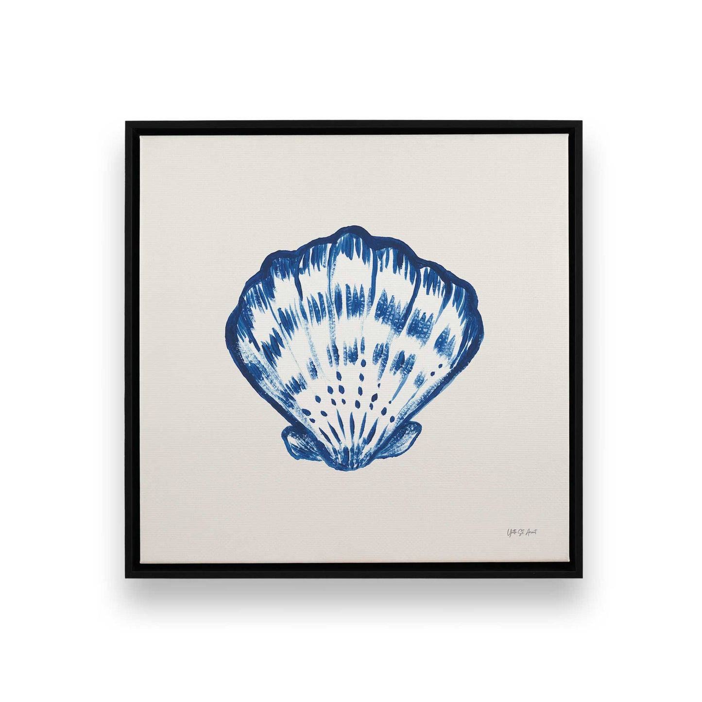 [Color:Satin Black], Picture of art in a Satin Black frame