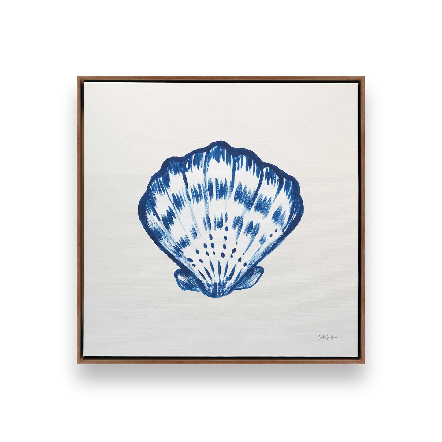 [Color:Walnut], Picture of art in a Walnut frame