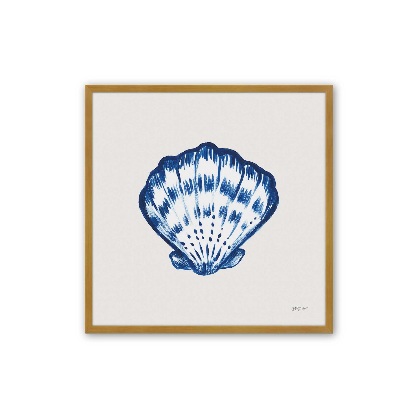 [Color:Polished Gold], Picture of art in a Polished Gold frame