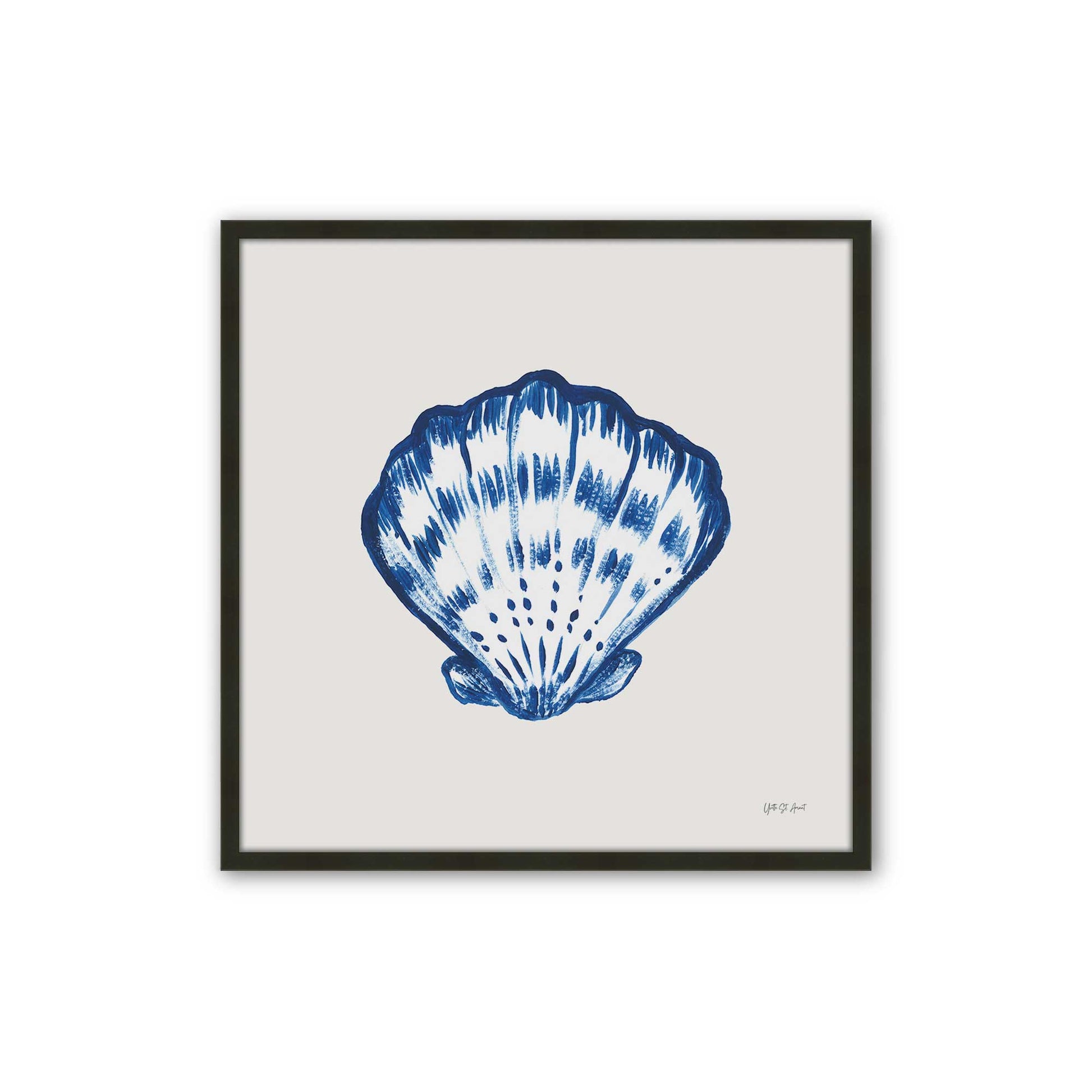 [Color:Satin Black], Picture of art in a Satin Black frame