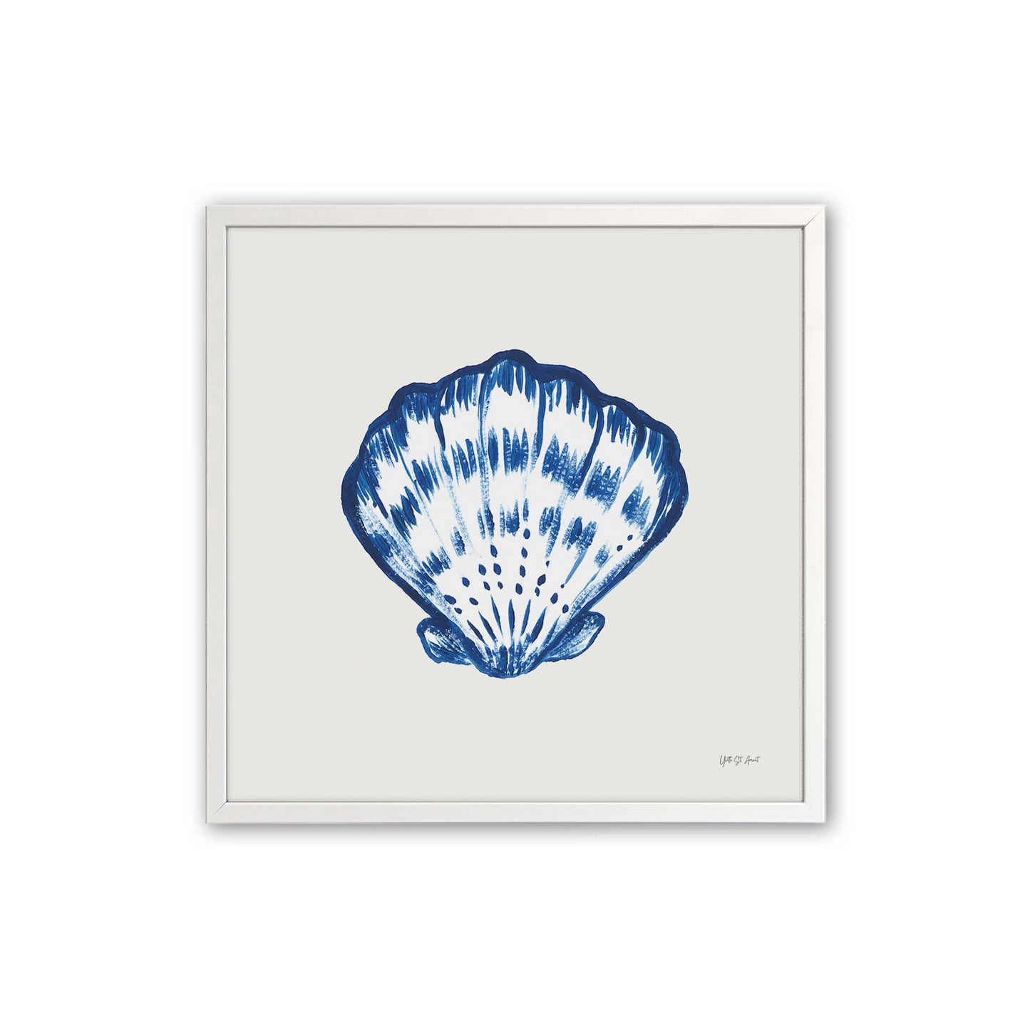 [Color:Opaque White], Picture of art in a Opaque White frame