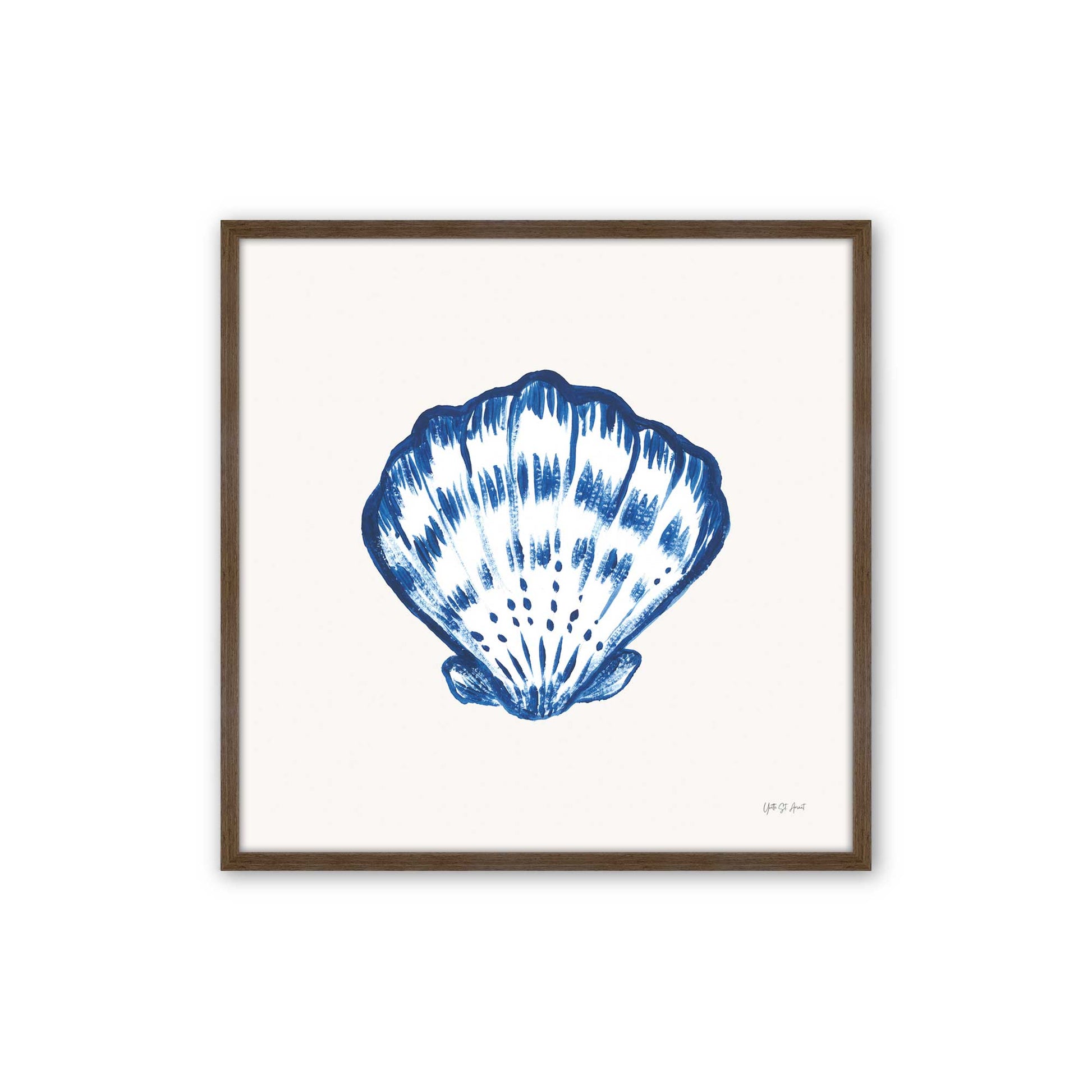 [Color:Walnut], Picture of art in a Walnut frame