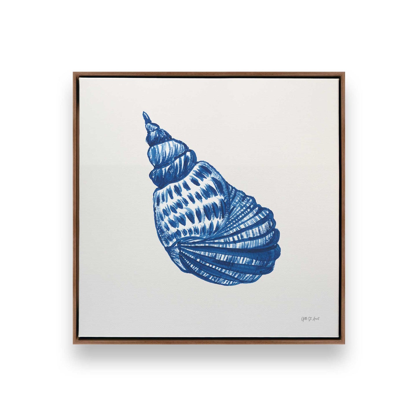 [Color:Walnut], Picture of art in a Walnut frame