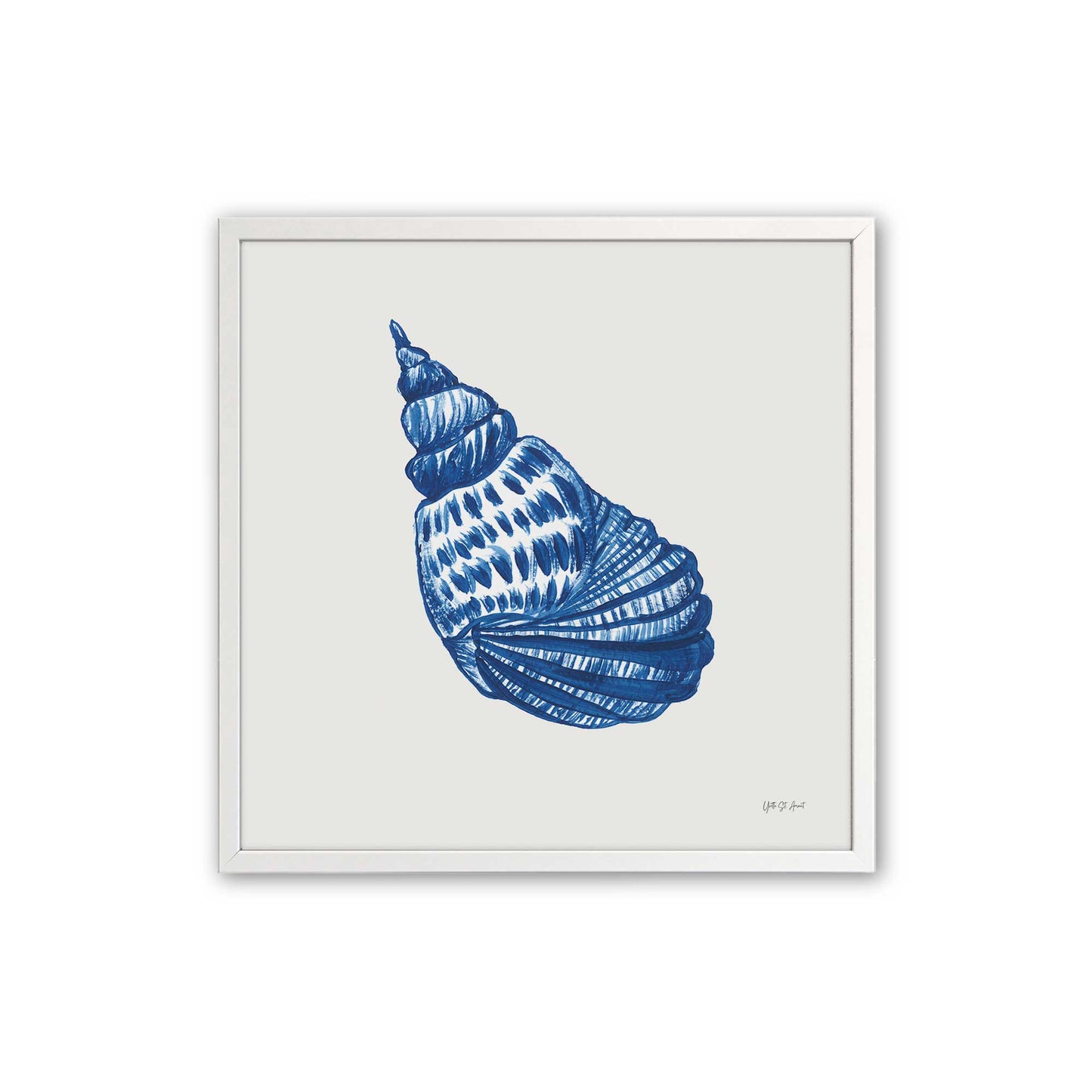 [Color:Opaque White], Picture of art in a Opaque White frame