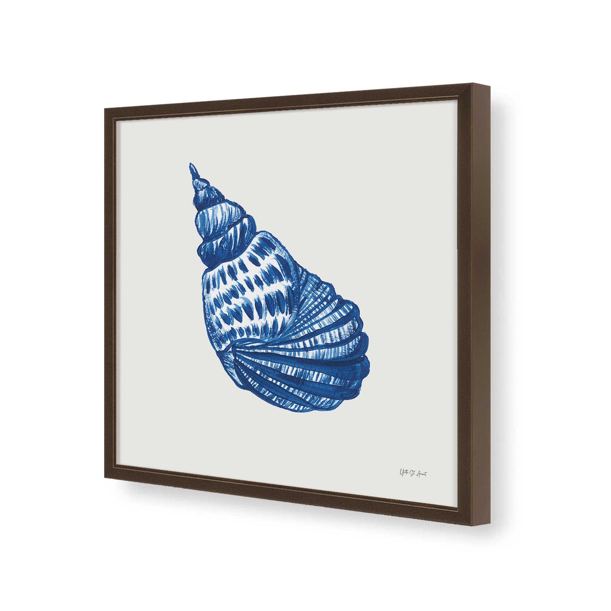 [Color:Espresso], Picture of art in a Espresso frame of the corner