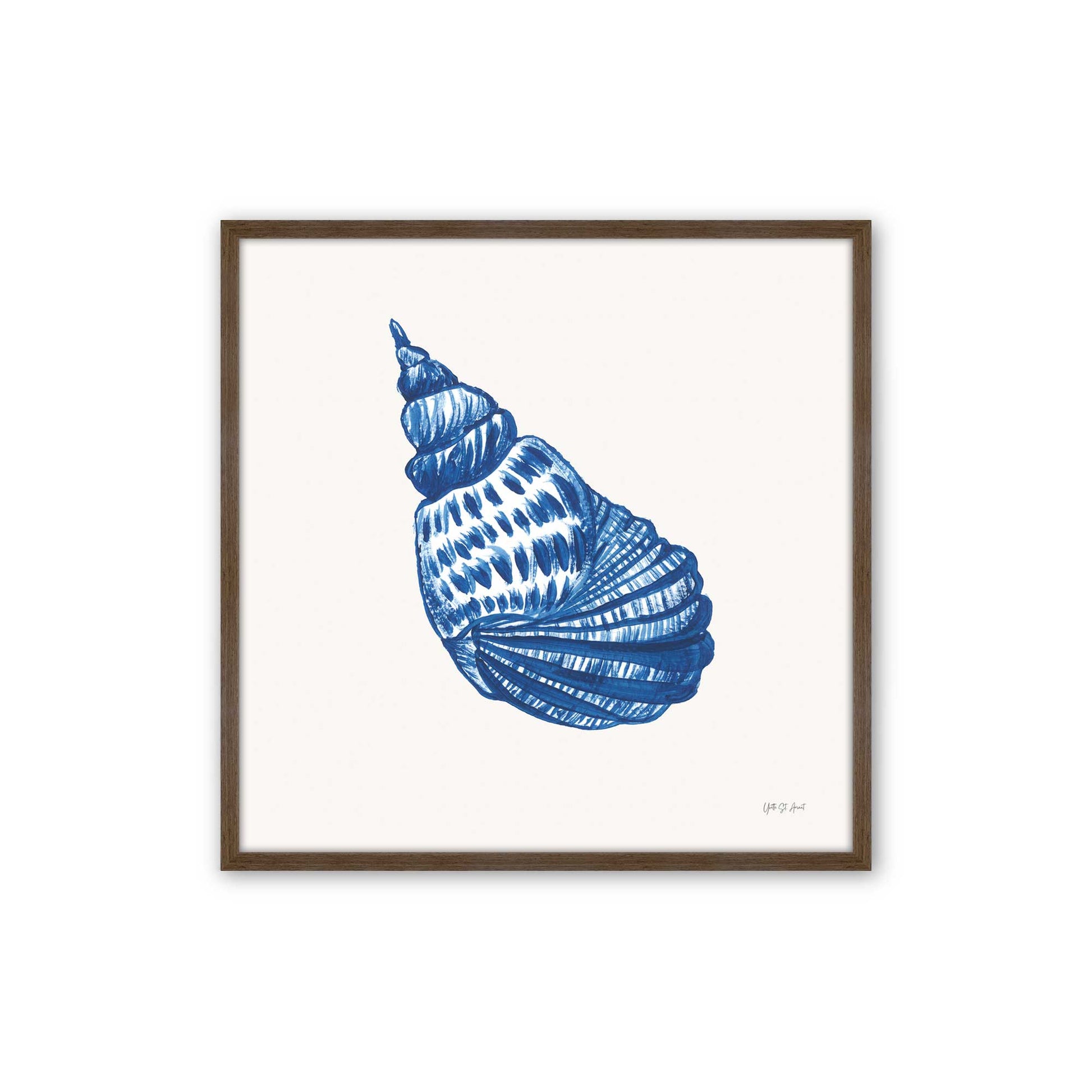 [Color:Walnut], Picture of art in a Walnut frame