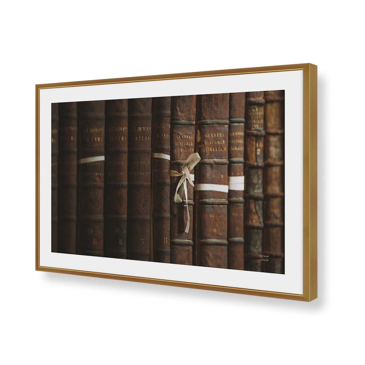 [Color:Polished Gold], Picture of art in a Polished Gold frame of the corner