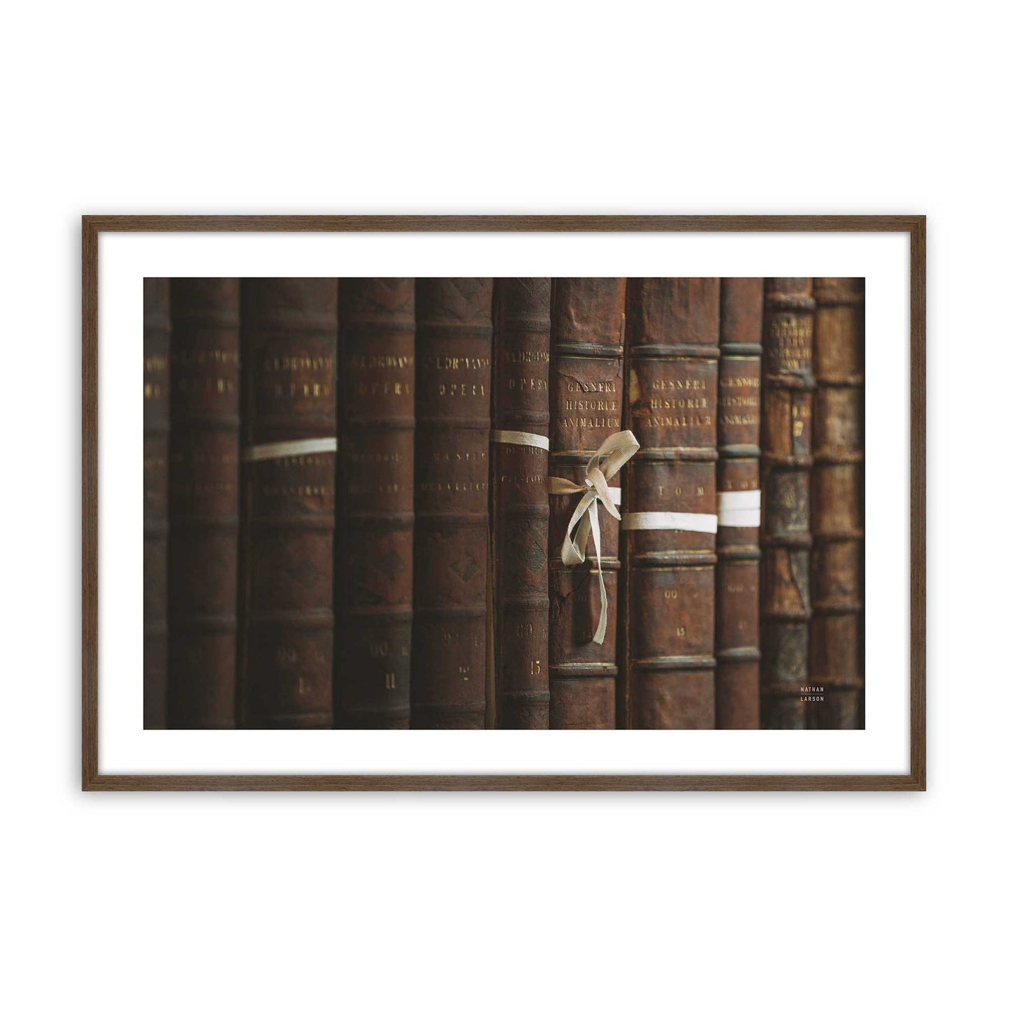 [Color:Walnut], Picture of art in a Walnut frame