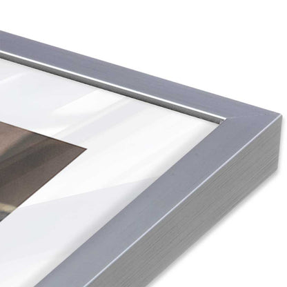 [Color:Polished Chrome], Picture of art in a Polished Chrome frame at an angle