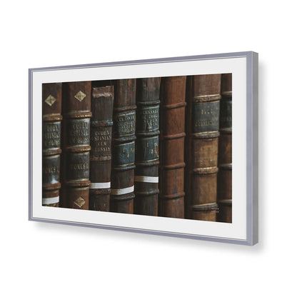 [Color:Polished Chrome], Picture of art in a Polished Chrome frame of the corner