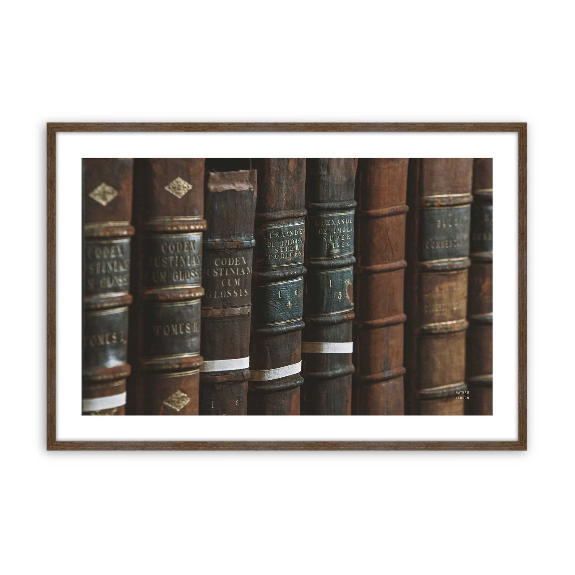 [Color:Walnut], Picture of art in a Walnut frame