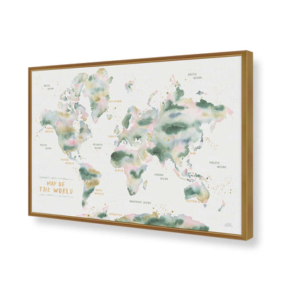 [Color:Polished Gold], Picture of art in a Polished Gold frame of the corner