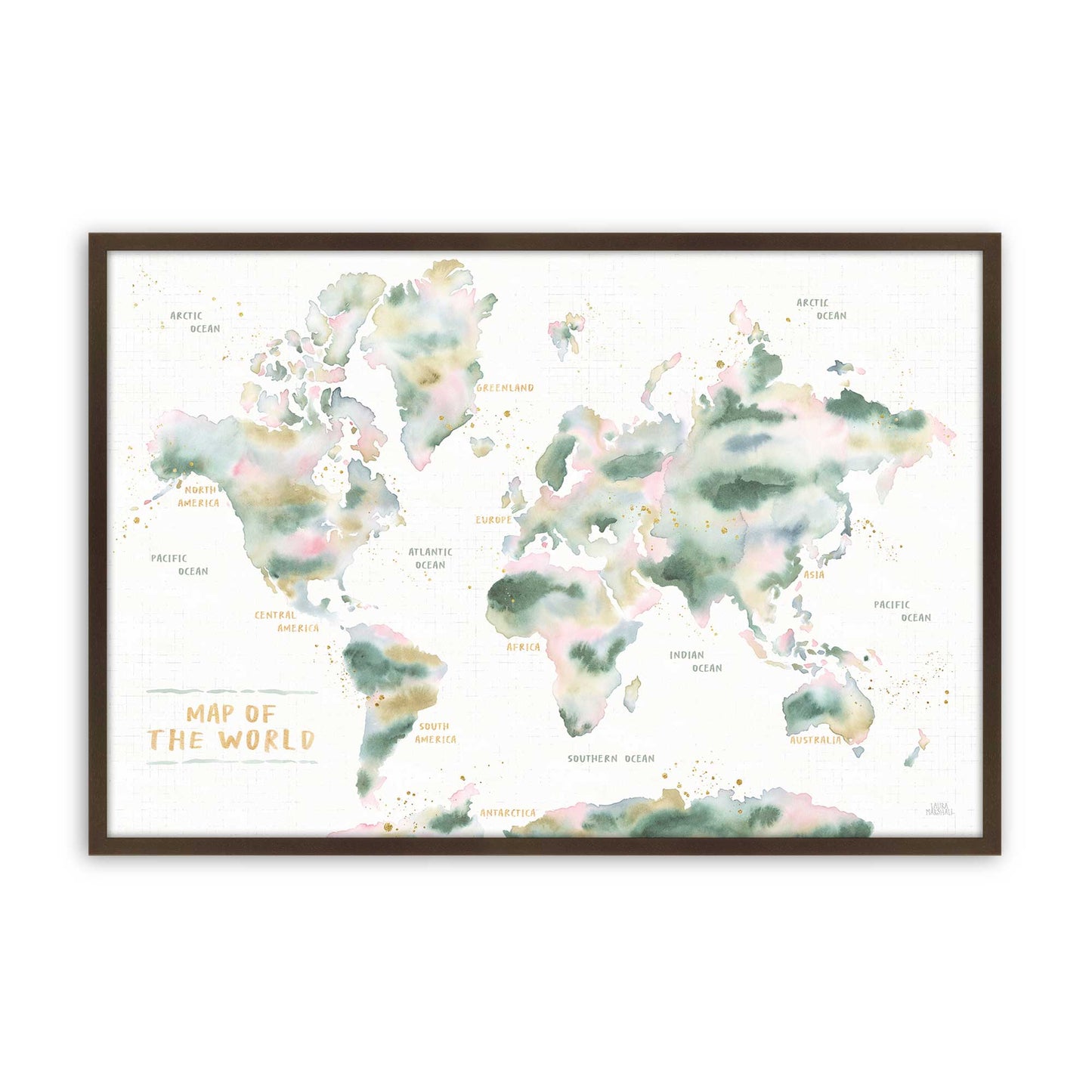 [Color:Belvinder Brown], Picture of art in a Belvinder Brown frame