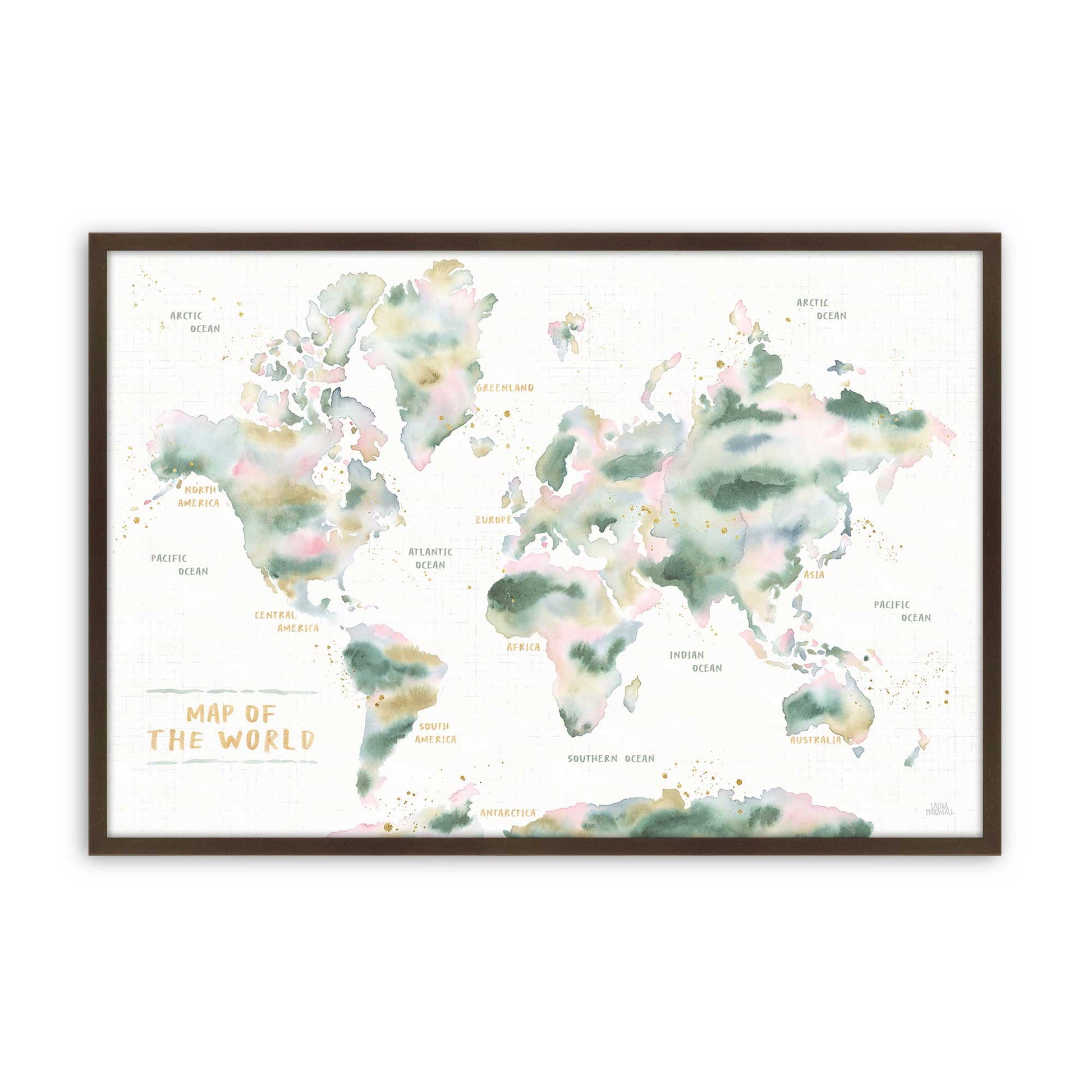 [Color:Belvinder Brown], Picture of art in a Belvinder Brown frame