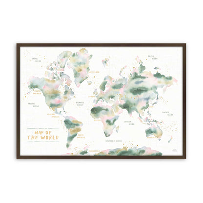 [Color:Brown], Picture of art in a Brown frame