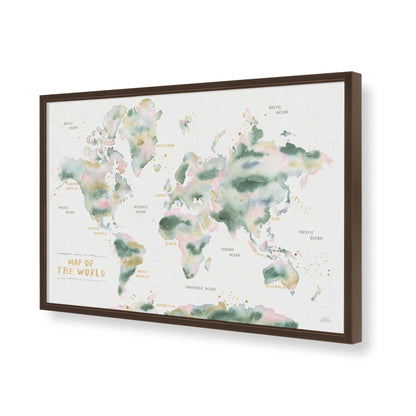[Color:Belvinder Brown], Picture of art in a Belvinder Brown frame of the corner