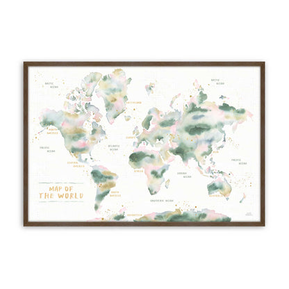 [Color:Walnut], Picture of art in a Walnut frame