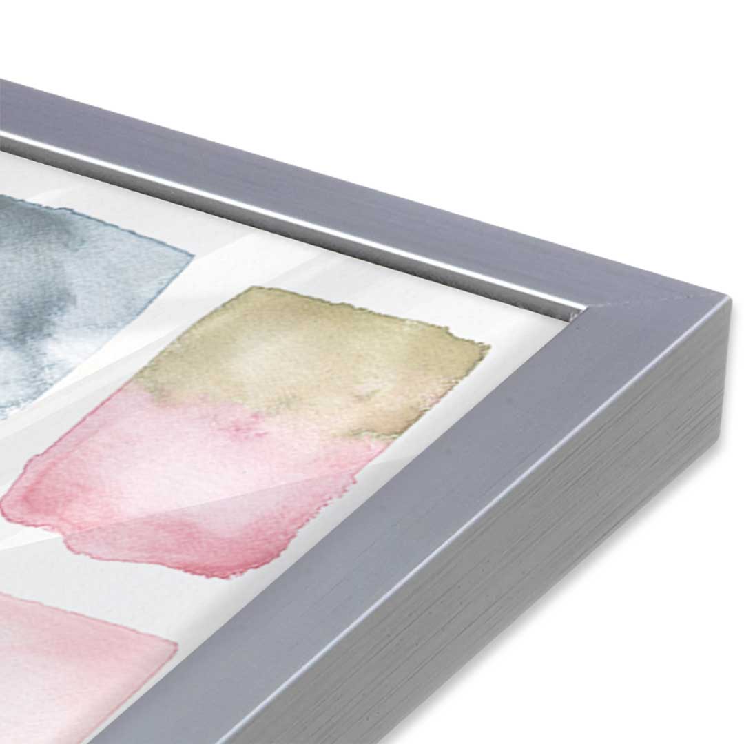 [Color:Polished Chrome], Picture of art in a Polished Chrome frame at an angle
