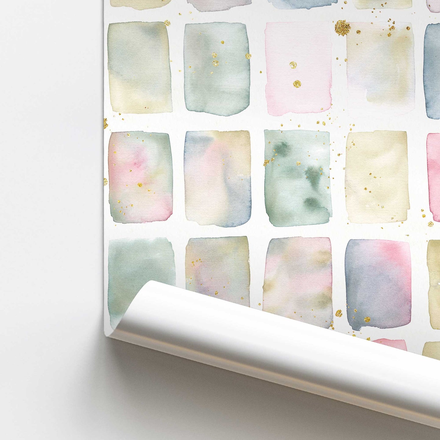 [Color:Rolled Print], Picture of close up of art
