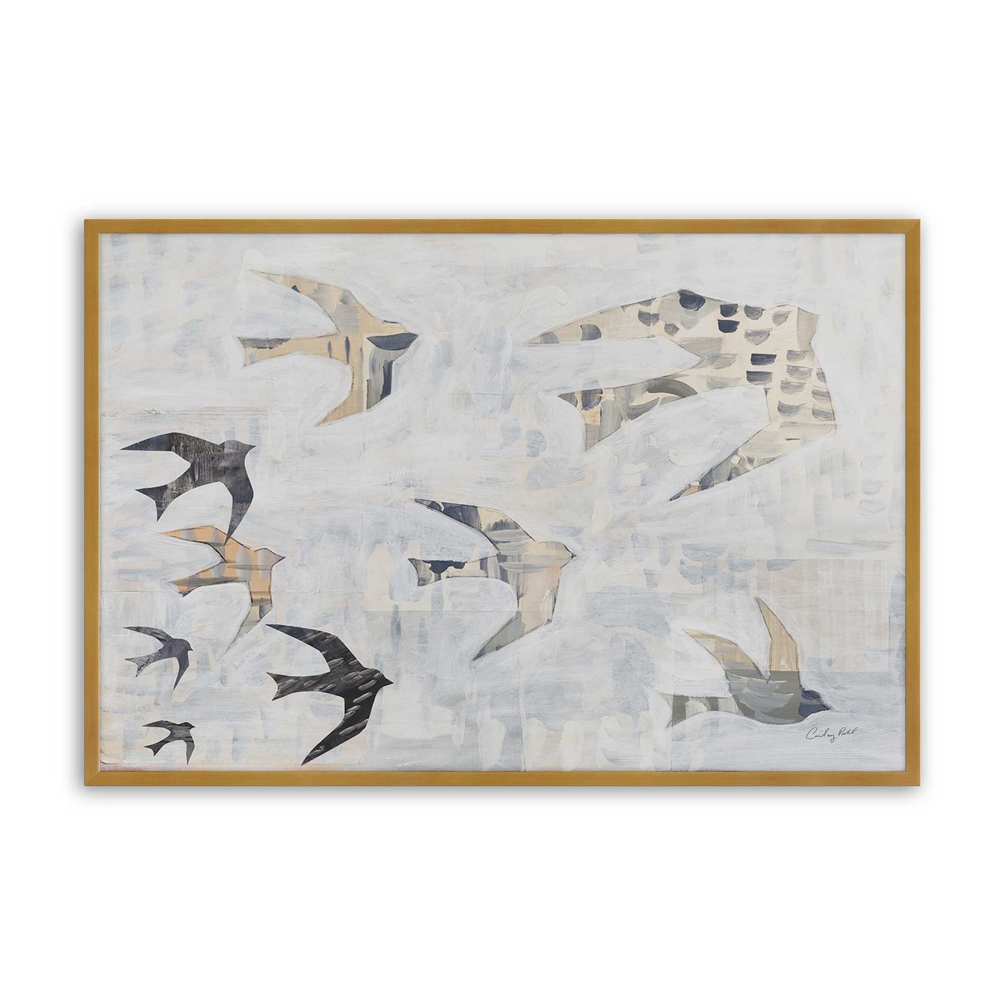 [Color:Polished Gold], Picture of art in a Polished Gold frame