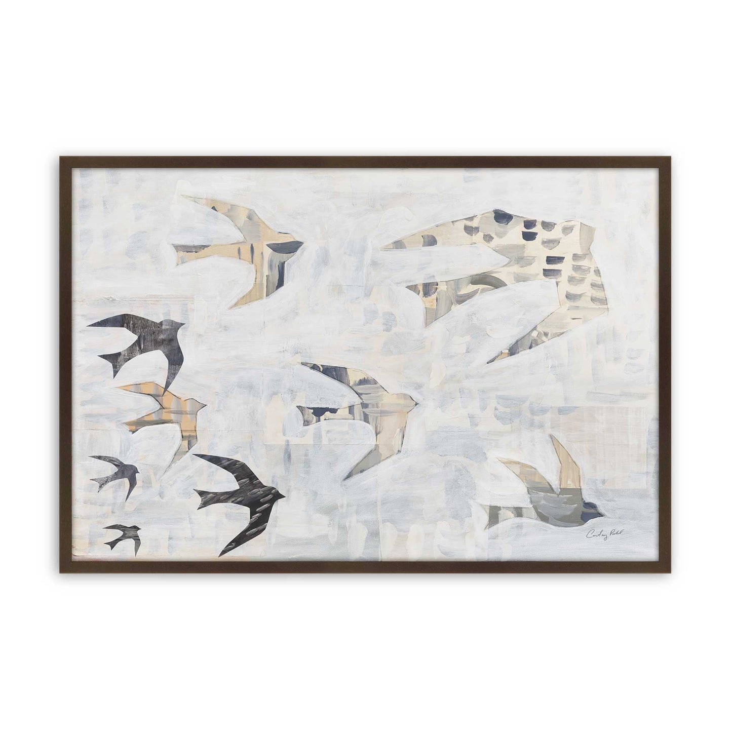 [Color:Belvinder Brown], Picture of art in a Belvinder Brown frame