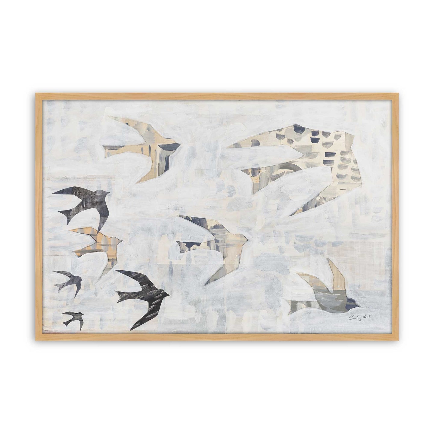 [Color:American Maple], Picture of art in a American Maple frame