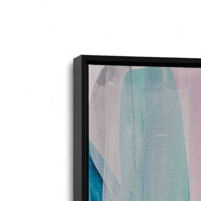 [Color:Satin Black], Picture of art in a Satin Black frame at an angle