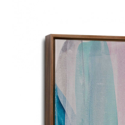 [Color:Walnut], Picture of art in a Walnut frame at an angle