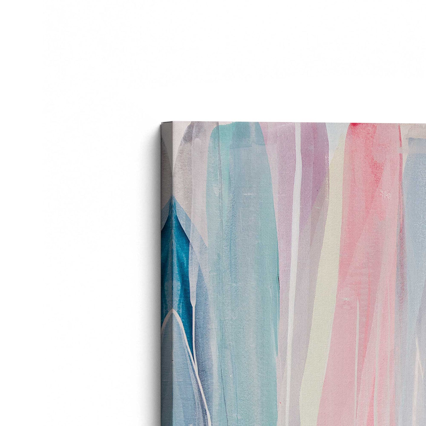 [Color:Stretched Canvas], Picture of the corner of the art