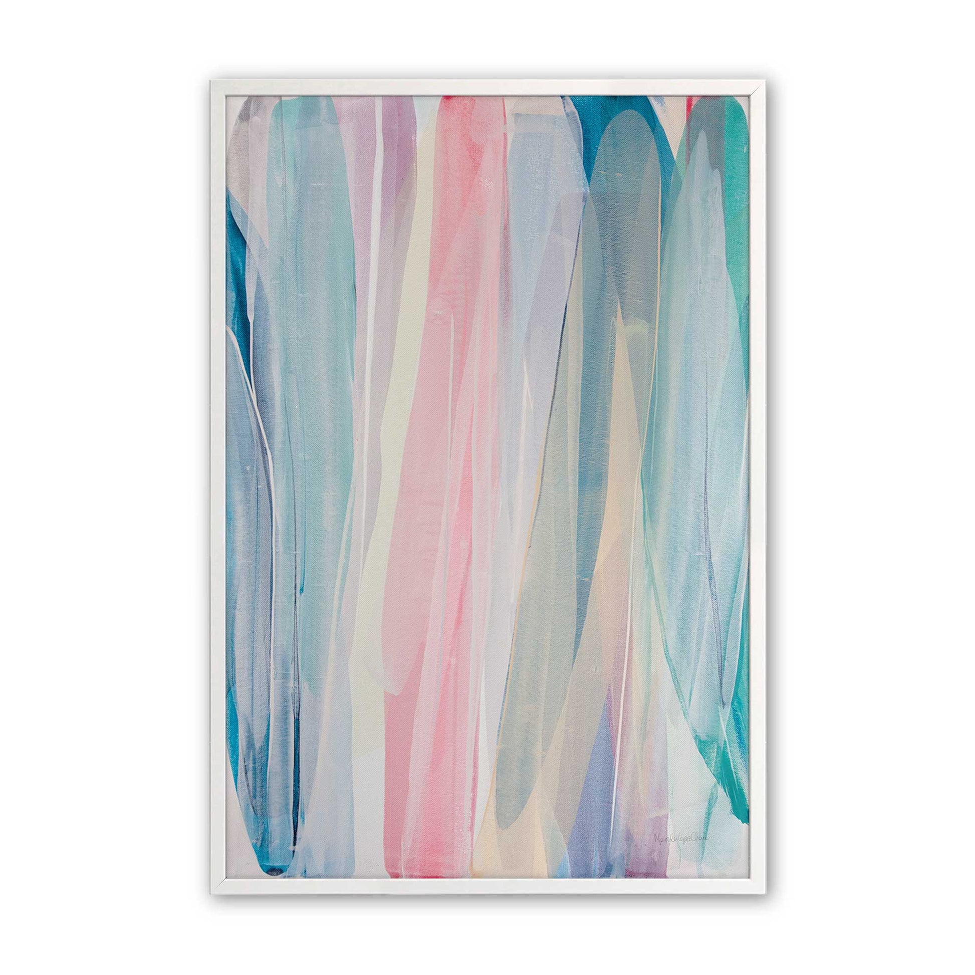 [Color:Opaque White], Picture of art in a Opaque White frame