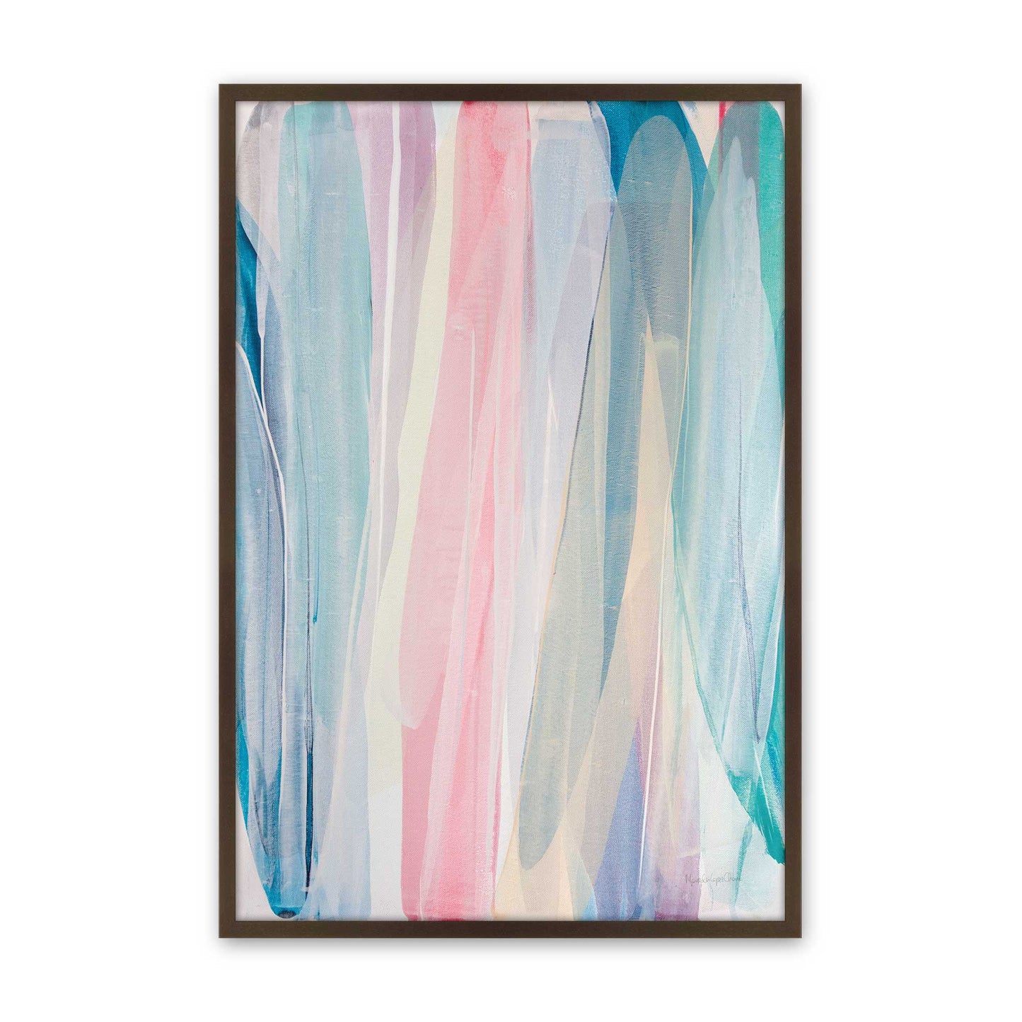 [Color:Brown], Picture of art in a Brown frame