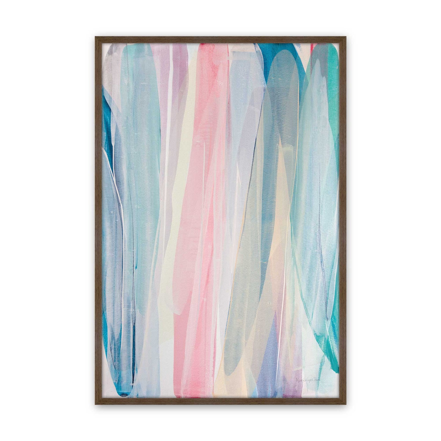 [Color:Walnut], Picture of art in a Walnut frame