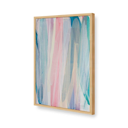 [Color:American Maple], Picture of art in a American Maple frame of the corner